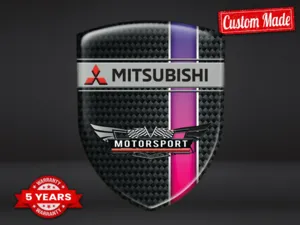 Mitsubishi Badge Auto Pro Max Resistenti Eleganti